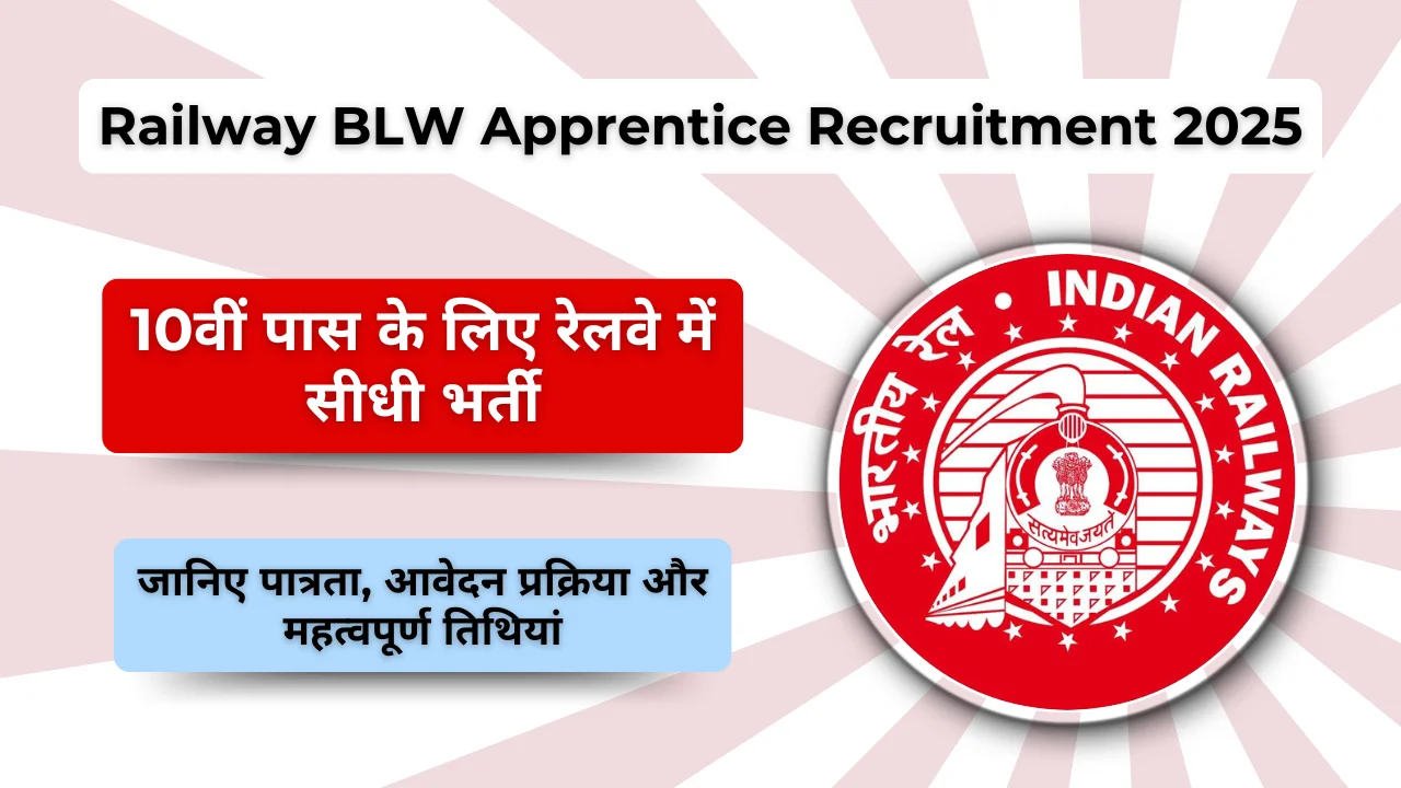Railway BLW Apprentice Recruitment 2025
