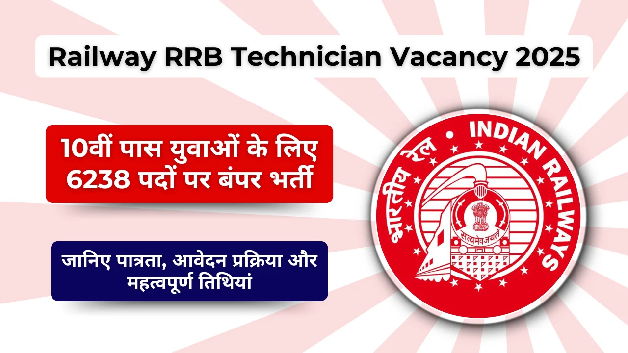 Railway RRB Technician Vacancy 2025